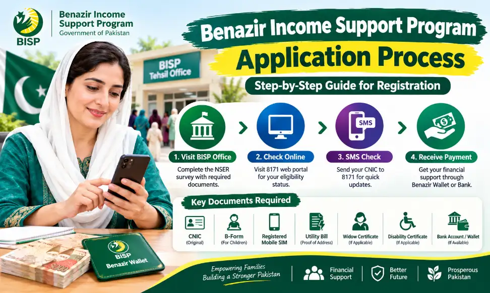 Benazir Income Support Program Application Process
